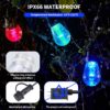 Color Changing Lights – 50 ft RGB LED Outdoor String Light Set with Remote & 16 Colors - Image 2