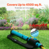 Adjustable Oscillating Sprinkler – 4,000 sq. ft. Coverage with 20 Precision Nozzles - Image 2