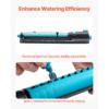 Adjustable Oscillating Sprinkler – 4,000 sq. ft. Coverage with 20 Precision Nozzles - Image 4