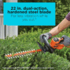 Hedge Trimmer – 22" Dual-Action Blade Electric Trimmer with 4.5 Amp Motor - Image 4