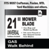 Lawn Mower Blades – 21-Inch Universal Steel Mulching Blade (Single or 2-Pack) - Image 4