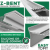 Leaf Filter – Fine Mesh Gutter Insert for Debris Control & Water Flow (5” Gutter Compatible, 4-Pack / 16 ft Total) - Image 2