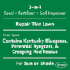 Seed & Feed Combo – 2-in-1 Grass Seed & Starter Fertilizer Blend for Fast Lawn Establishment (10 lb Bag) - Image 4