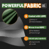 Tarp – 8' x 10' Heavy-Duty Waterproof Poly Tarp with Reinforced Edges and Grommets - Image 3