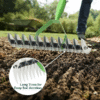 Thatch Rake – Dual-Tine Steel Head for Dethatching and Grass Grooming - Image 4