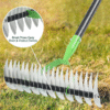 Thatch Rake – Dual-Tine Steel Head for Dethatching and Grass Grooming - Image 3