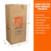 Yard Waste Bags – 30-Gallon Heavy-Duty Paper Lawn & Leaf Bags (5-Pack) - Image 3
