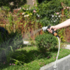 Spray Nozzle – 8-Pattern Adjustable Nozzle with Thumb Control for 3/4" Garden Hose - Image 4