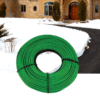 Snow Melt Cable – 100 ft Roof & Gutter De-Icing Cable with Thermostat Control