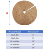 Mulch Mats – 24" Biodegradable Weed Barrier Rings for Trees, Shrubs & Garden Beds (10-Pack) - Image 4