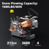 Snow Blower – 21" Single-Stage Electric Start Gas Snow Blower with 179cc Engine - Image 3