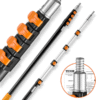 Telescoping Pole – 6 to 24 ft Aluminum Extension Pole with Universal Threaded Tip