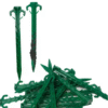 Ground Stakes – 8" Heavy-Duty Plastic Stakes for Landscape Lights, Irrigation Tubing & Garden Anchoring (20-Pack)