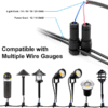 Lighting Connectors – 12/2 Low Voltage Landscape Wire Snap Connectors (20-Pack) - Image 2