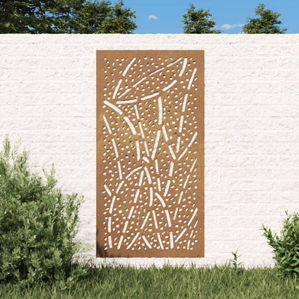 Outdoor Art Panels – Weather-Resistant Decorative Metal Wall Art for Garden, Patio & Fence Accents - 24" x 36"