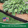 Landscape Edging Roll – 5" x 60 ft Flexible Black Plastic Garden Border with Stakes - Image 4