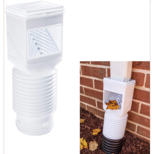 Downspout Filter – Universal Fit Leaf & Debris Trap for Gutter Downspouts and Rainwater Systems