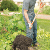 Mulch Fork – 10-Tine Heavy-Duty Pitch Fork for Mulch, Compost, and Yard Debris