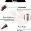Edging Spikes – 10-Inch Heavy-Duty Plastic Anchoring Stakes for Landscape Edging (20-Pack) - Image 4