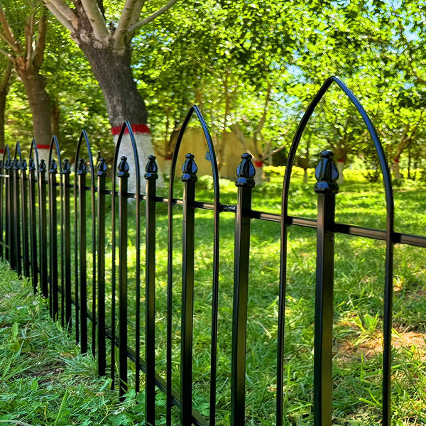 Garden Border Fencing – 10 ft Decorative Metal Panels for Landscape Edging & Flower Bed Protection (5-Pack)