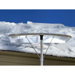 Roof Rake – 24" Aluminum Blade with 20 ft Telescoping Handle for Snow & Debris Removal