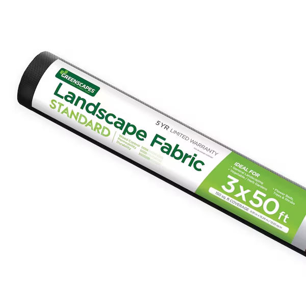 Landscape Fabric – 3 ft x 50 ft Weed Barrier Roll for Raised Beds & Small Garden Areas