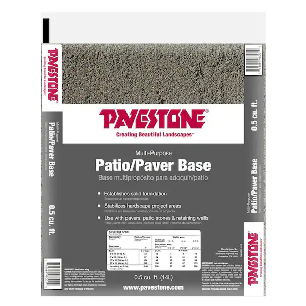 Compact Base Material – 0.5 cu. ft. Crushed Stone Aggregate for Paver & Hardscape Foundations