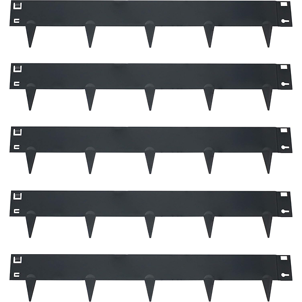 Metal Landscape Edging – 5-Piece Steel Border Set (16 ft Total) for Clean, Professional Garden Edges